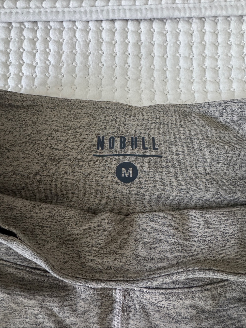 NOBULL Heathered Gray High-Waist Performance Leggings - Picture 3 of 4